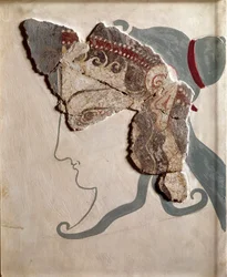 Feminine Head (Fragment of Fresco from the Palace of Tiryns)