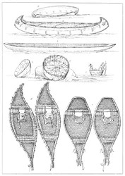 Sioux Canoes and Chippewa Snowshoes