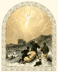 Shepherds and angel