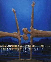 Surreal Night Embrace