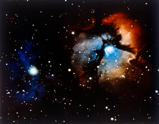 Trifid Nebula in Sagittarius constellation