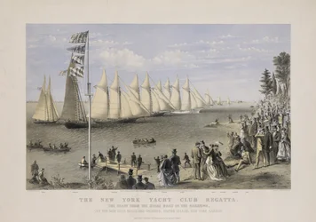 The New York Yacht Club Regatta, c.1869