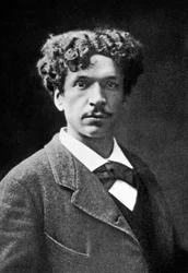 Charles Cros (1842-1888), he discovered the technique of color photography in 1869 and invented the principle of the phonograph gramophone in 1876, picture by Nadar, c. 1871