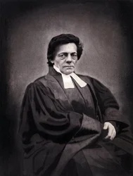 Portrait of Alphonse Monod, pastor of Swiss origin (1802-1856)