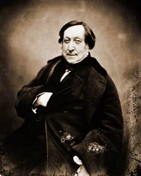 Portrait of Gioachino Rossini, composer