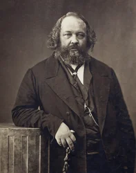 Portrait of Mikhail Alexandrovich Bakunin, ca 1860