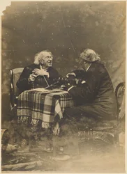 Nadar with Marie-Eugene Chevreul on his Hundredth Birthday