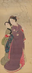 Beauties under Cherry Blossoms