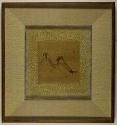 Two sparrows