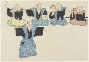 Dancer and Four Musicians, 18th-19th century
