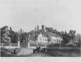 The Castle of Pohrebyszcze where Madame Hanska, wife of the French novelist Honore de Balzac was born