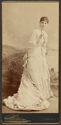 Unidentified Woman in White Gown