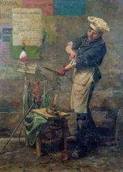Rat Seller during the Siege of Paris, 1870