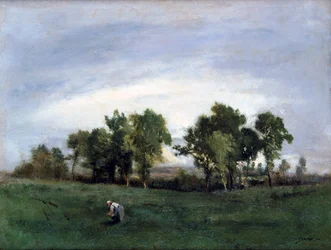 Woman in Country Field, c1828-1876