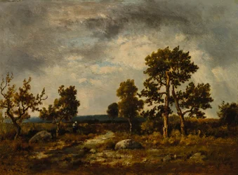 Path Near the Pond of Vipers, Fontainebleau Forest (detail)