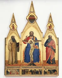 The Holy Trinity with St. Romuald and St. Andrew, 1365