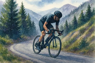 Cycling Mountain Ascent