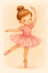Dreamy Pink Ballerina