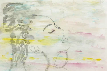 Dreamy Woman Watercolor