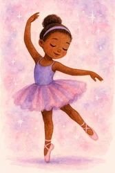 Graceful Little Ballerina