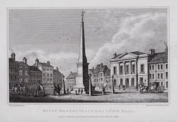 Ripon Market Place and Town Hall