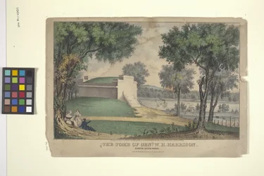 The Tomb Of Genl. W. H. Harrison