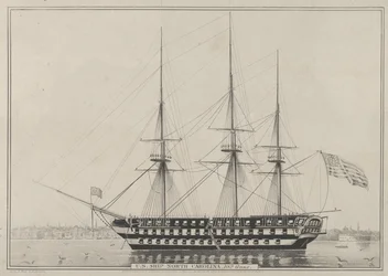 U. S. Ship North Carolina, 102 Guns, 1843