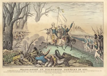 Washington at Princeton January 30 1777
