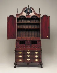 Desk and bookcase, c.1770-76