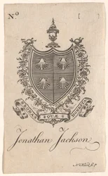 Bookplate of Jonathan Jackson
