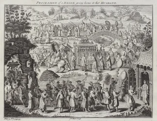 Procession of a Bride Going Home to Her Husband