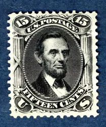15c Abraham Lincoln Re-issue Single