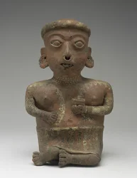 Female Figure, Part of Seated Couple, 300 BC-AD 300