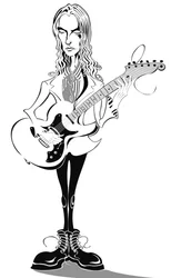 Aimee Mann - caricature