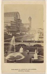 Exterior view of Crystal Palace and grounds