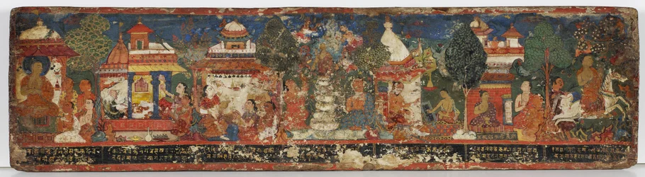 Buddhist manuscript cover