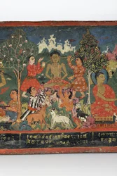 Detail (Buddhist manuscript cover)