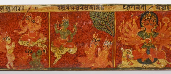 Detail (Devimahatmya manuscript cover)