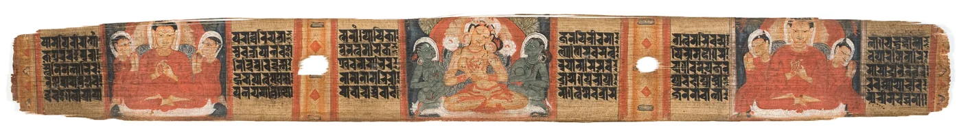 Folio 2r Goddess Prajnaparamita, from the Astasahasrika Prajnaparamita