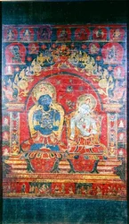 Thangka painting depicting the Adibuddha Vajradhara