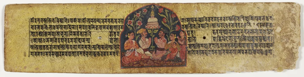 Worship of a Stupa