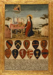 Virgin Mary Entrusting the City of Siena to Jesus