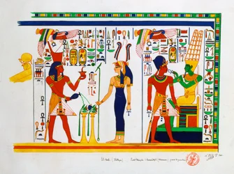 Mural from El-Kab, Egypt