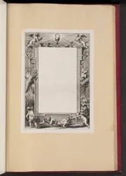 Border Illustration with Putti Harvesting Offerings to God