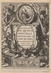 Title Page for Apostolicarvm PII Qvinti Pont. Max...