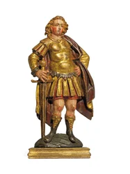 Ajouree relief of a soldier, first half of the 17th century