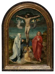 Calvary: Christ on the Cross Between the Holy Virgin and Saint John