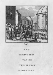 Mutilation of Marie Thérèse Louise de Savoie-Carignan, Princess of Lamballe, on 3rd September 1792