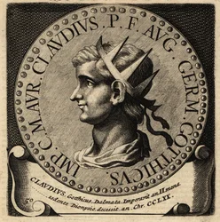 Portrait of Roman Emperor Claudius II
