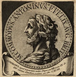 Portrait of Roman Emperor Commodus
